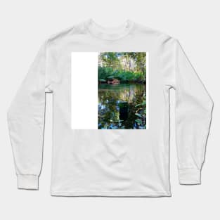 celestun ria wetland ecopark ecopop landscape photo in yucatan eye of the water green park Long Sleeve T-Shirt